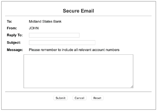 Instructions_3 Screen capture showing the compose email window