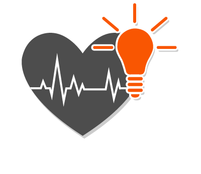 heart with lightbulb icon