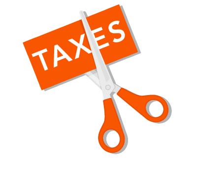save on taxes icon