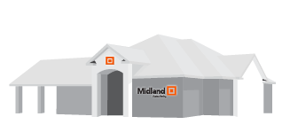New midland branch vector image