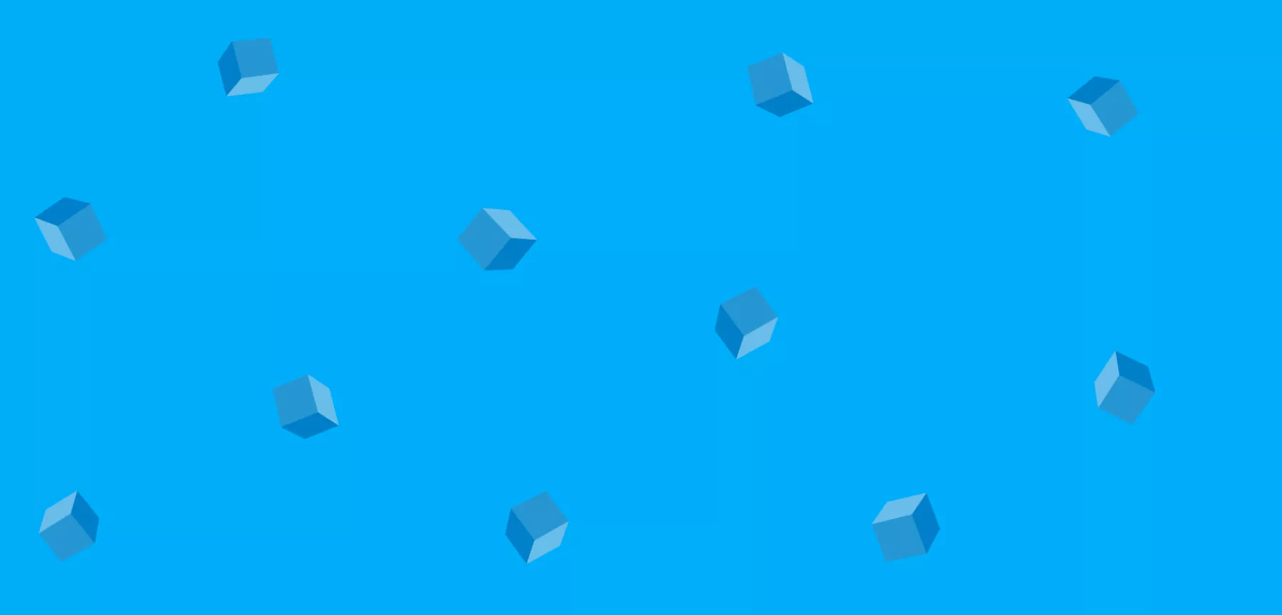 background with blue floating blocks