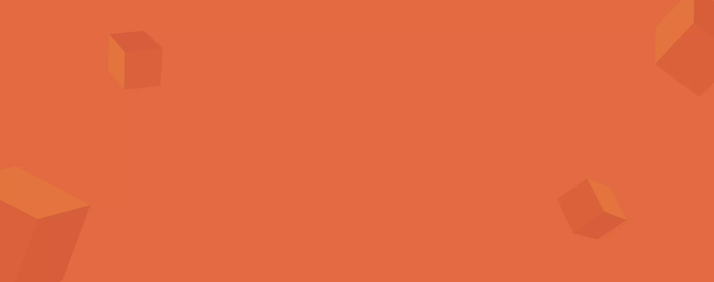 orange background with orange squares